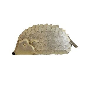 ☀️Rare Kate Spade Gold Hedgehog Clutch